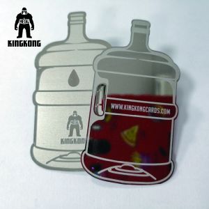 KingKong Creative Diy Clear Business Cards With Aqueous Coating No Fingerprint