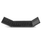 Foldable Bluetooth Keyboard,ABS Portable Mini Keyboard with Touchpad for IOS