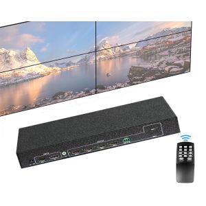 China 4K 30Hz 2x2 LCD Video Wall Controller Multi Monitor Splicing Processor on sale