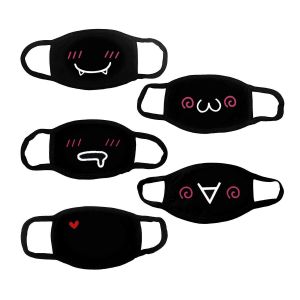 Anti Dust Adjustable Reusable Face mask with Silk screen printing