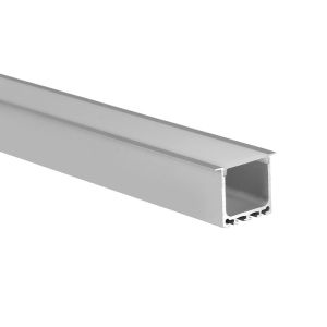 AL6063 T5 Alloy LED Strip Light Profile Sandblasting With PC Diffuser