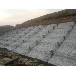 80x100mm River Bank Protection 4mm Galvanized Gabion Mesh