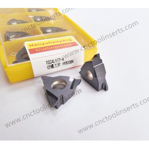 China TGC4L177-A / TGC4L177-B Non-standard Grooving Insert With Customization Option And HYB208K Coating on sale