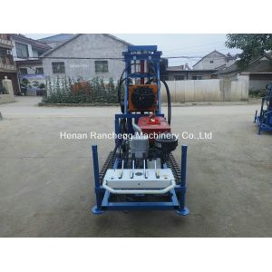 High Performance Depth 160m Portable Water Well Drill Lightweight With 35HP