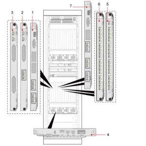 MSOFTX3000 Back Boards SWIA 03052366 KWAD0SWIA001 SWIA0, Switch Unit Interface