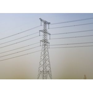 China 220KV Electrical Transmission Tower Single / Double / Muti Circuit Durable on sale