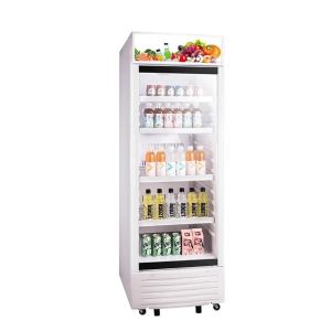 220 - 240V Upright Showcase Cooler With Power Supply 310L Beverage Display