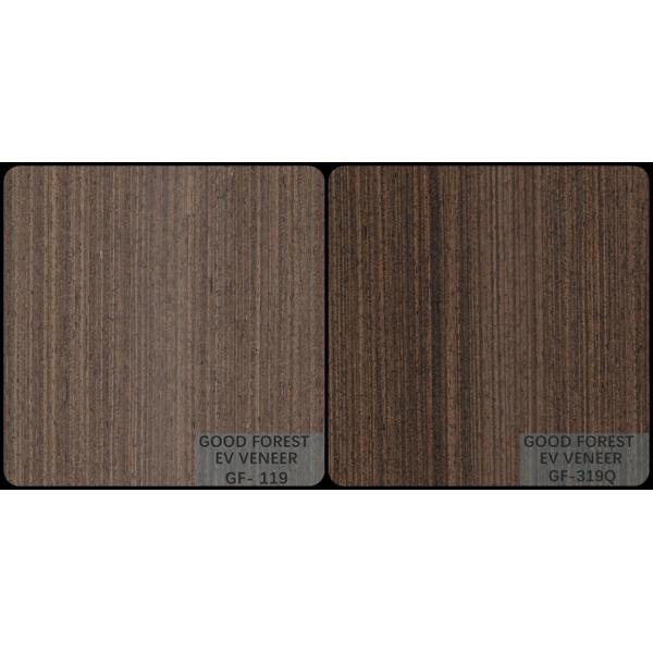 Engineered Veneer Wenge Lati Wood Top A / B Grade Customized