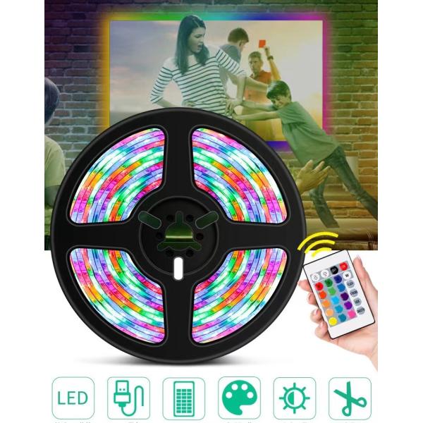 Smart Wifi 5050 SMD LED 12V 24V 5M IC2811 Flexible Outdoor 2835 RGBIC RGB