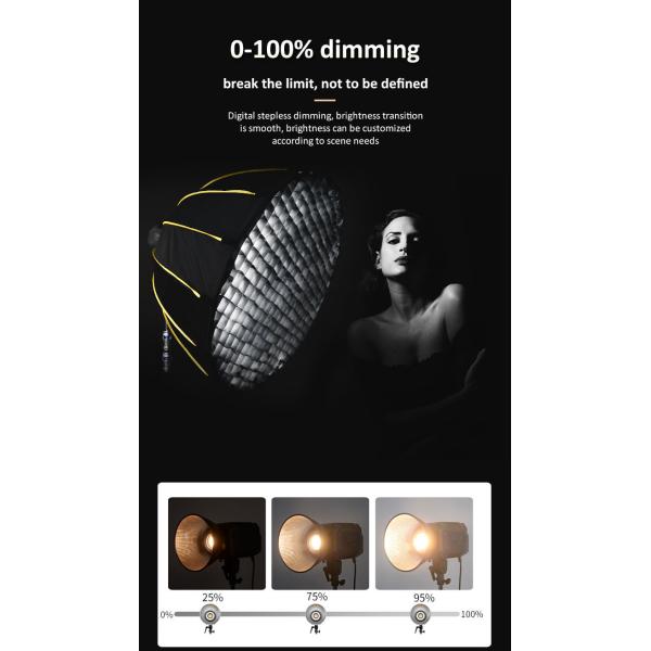 220W Bi-Color Professional Fill Light Portable And Lightweight Coolcam 200X