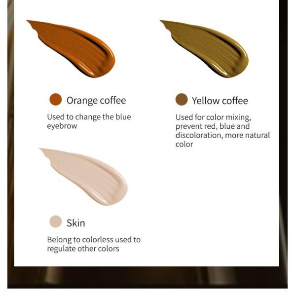 11 Color 15g Permanent Microblading Pigment For Eyebrow Tattoo Ink