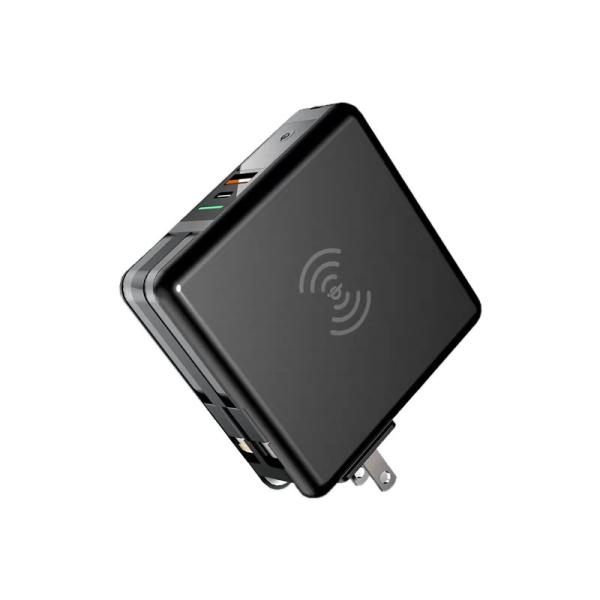 Quality Rubber Oil Input Tablet PC 10W Wireless Charging Power Bank for sale