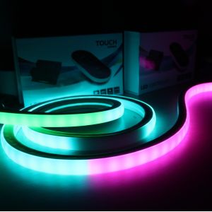 New 24v silicone led neon flex light Digital RGB addressable dmx led neon flex
