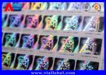 Custom Scratch 3D Holographic Sticker QR Code Label Printing And Color Variable