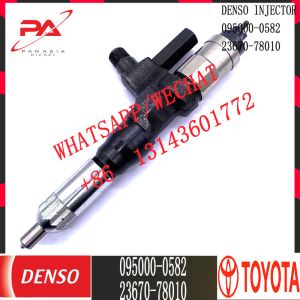 DENSO Diesel Common rail Injector 095000-0582 for TOYOTA 23670-78010