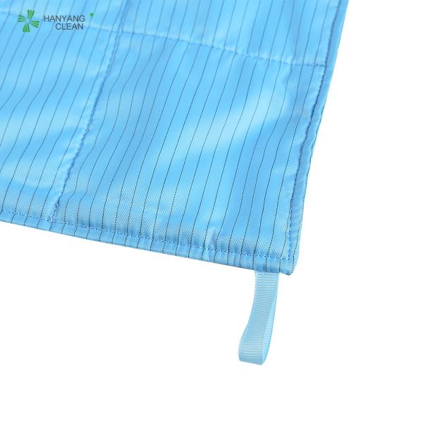 Anti Static ESD Wipe blue color with Microfiber for class 1000 or higher