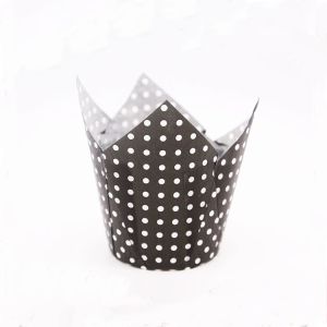 Greaseproof Colorful Dot Cupcake Muffin Tulip Paper Cups