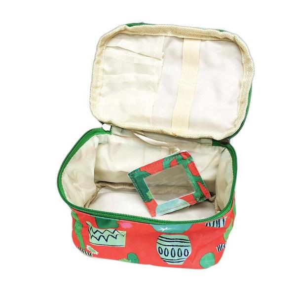 Pretty Eco Friendly Toiletry Bag Custom Printed Trendy Recycled Portable