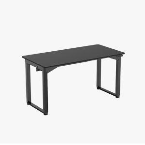 White Black Dual Motor Electric Sit Stand Desk with 25mm/s Speed and Adjustable