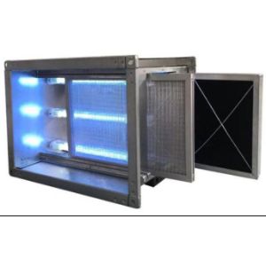 PHT UVC-box equiped with Germicidal Lamps as air sterlizer for Rooftop units