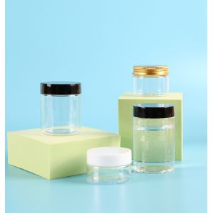 120ml Airtight Plastic Cosmetic Container Jar With Pressure Sensitive Gasket