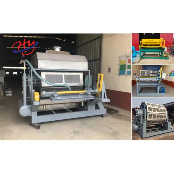 Biodegradable Mold Paper Egg Tray Making Machine 153KW