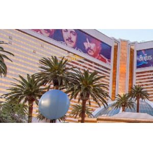 400w/800w RGB Inflatable LED event lighting balloon 90cm for Camping Party