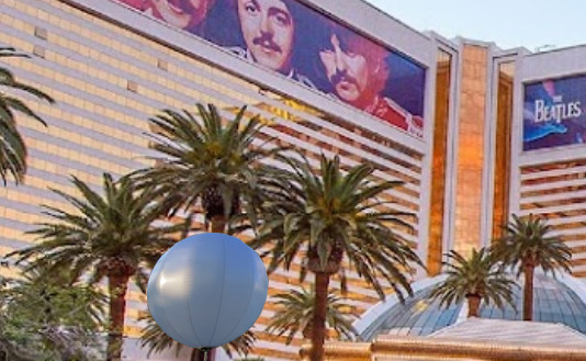 400w/800w RGB Inflatable LED event lighting balloon 90cm for Camping Party