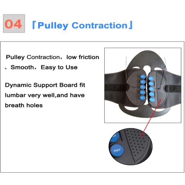 Professional Medical Surgical Back Support With Pulley System Few Stretch