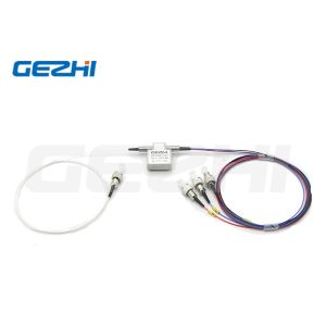 China Latching 5V 850nm Multimode1x3 T-Type Mechanical Optical Switch with FC/APC on sale