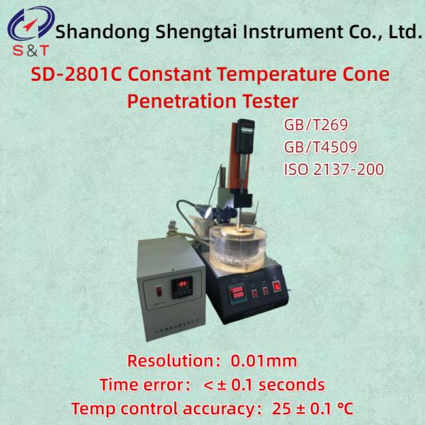 ISO 2137 Constant Temperature Cone Penetration Tester SD2801C Temp Control
