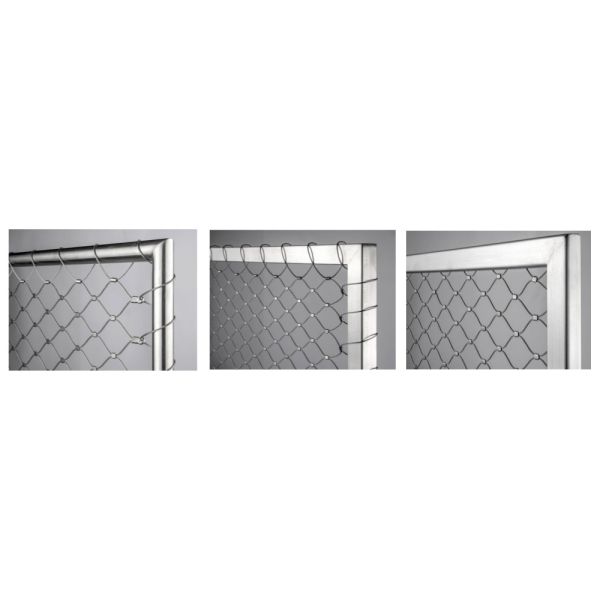 Huihao Design Wire Rope Mesh Fencing Frame System