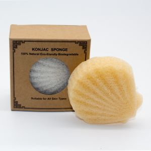 Biodegradable Konjac Facial Exfoliator Sponge For Face Cleaning