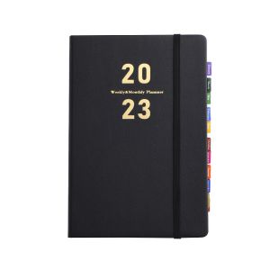 Custom A5 Printed Pu Hardcover Notebook With Elastic Band For Business