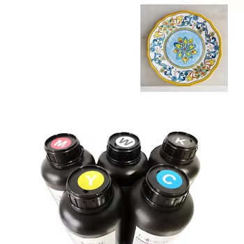 CMYKW V UV Light Curing Method LED Ink Compatible with DX5 DX7 XP600 TX800 Print