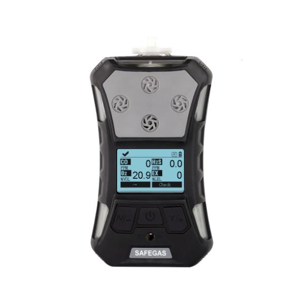 Safegas Portable Gas Detector CH4 H2S CO O2 NH3 5 In 1 Imported Sensor IECEX