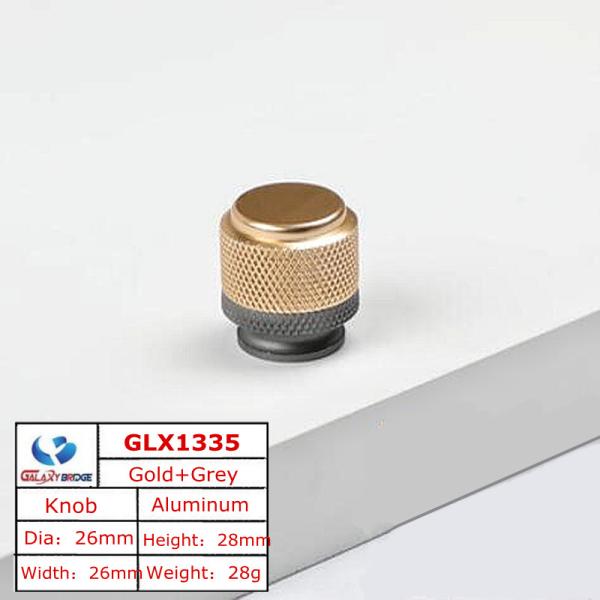 Finland Stylish Handles Kitchen cabinet pulls and handles Knurled Handle Brushed Brass Aluminum Door pulls