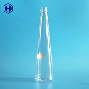 PET Transparent Empty Sauce PET Bottle Pagoda Shape 264MM Height