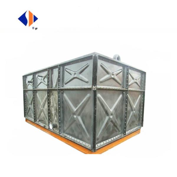 Quality Customizable 400000 Liters AI Sectional Rectangular Galvanized Steel Water Storage Tank for sale