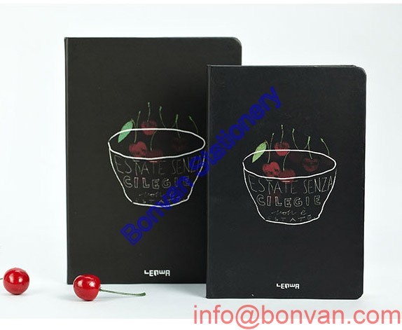 Elegant design fabric cover personalized hardcover notebook for sale