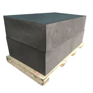 Isostatic graphite block used to make Graphite crucibles in the metallurgical
