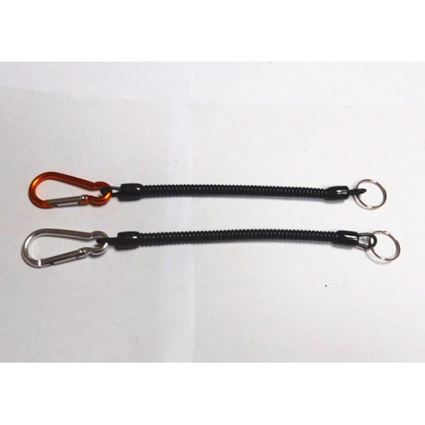 Fishing Pliers Usually Accompany with Black Plastic Spring Coiled Lanyards