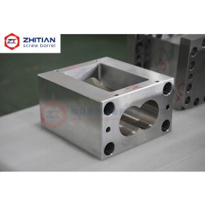 China ZHITIAN High-Precision Wear-Resistant Corrosion-Resistant Twin Screw Extruder Barrel with Alloy Liner on sale