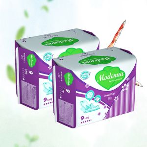 Wholesale Blue printing Night Sanitary Napkin Thick High Durability For Sensitive Skin from china suppliers