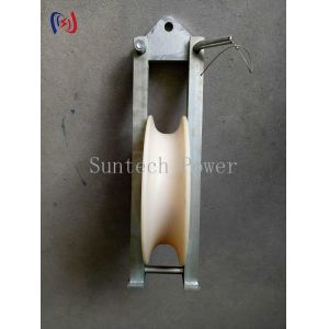 Nylon Or Aluminum Sheave Universal Stringing Block 5KN-20KN Rated Load