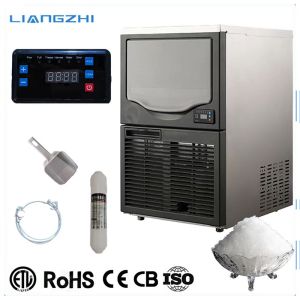 52kg LZ-220 Air Cooled Personalized Granular Ice Machine with 30kg Ice Storage
