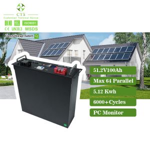 CTS lithium ion battery 5kwh 10kwh 51.2V 200Ah Solar Energy Storage LiFePO4