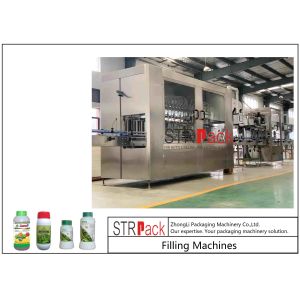 50ml Servo Piston Filling Machine Pesticide Fertilizer 4800B / H
