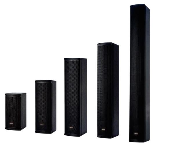 Quality Full Frequency Linear POE Column Speaker Built In DSP Processing for sale