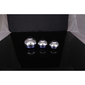 hand lip crystal pump empty square white Screen Printing Airless 30ml Cosmetic